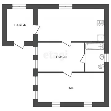 Дом в Саратовская область, Романовка рп пер. Ленинский, 33 (61 м)