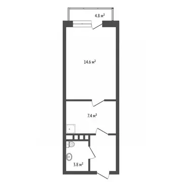 1-к кв. Красноярский край, Красноярск просп. Машиностроителей, 35 ...