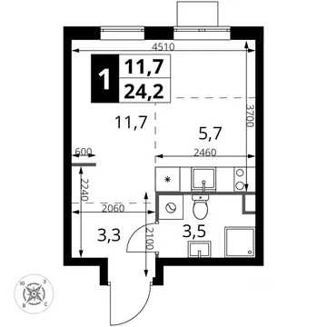 Студия Московская область, Химки Подрезково мкр, 1-й Шереметьевский ...