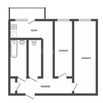 2-к кв. Воронежская область, Семилуки Транспортная ул., 14/2 (47.0 м)