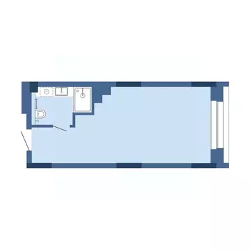 1-к кв. Новосибирская область, Новосибирск Аэропорт мкр,  (29.03 м)