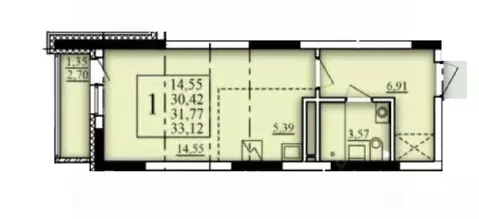 1-к кв. Башкортостан, Уфа Затон-Восточный жилрайон, Паруса жилой ...