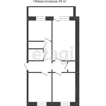 3-к кв. Калужская область, Калуга Литейный пер., 5 (73.0 м)