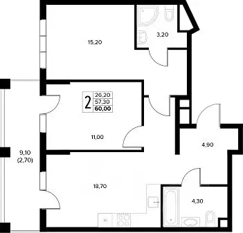 2-к кв. Краснодарский край, Анапа муниципальный округ, с. Сукко ...