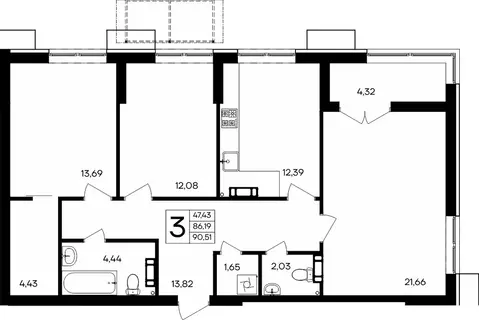 3-к кв. Севастополь Балаклавский муниципальный округ, Семисчастье ...