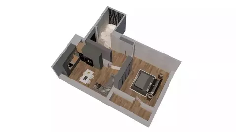 1-к кв. Ростовская область, Батайск ул. Ушинского, 27Ак3 (41.4 м)