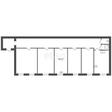 1к в 5-комнатной квартире (10.5 м)