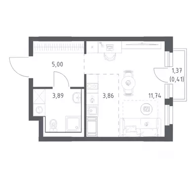 Студия Санкт-Петербург, Санкт-Петербург, Колпино Новое Колпино жилой ...