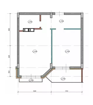 1-к кв. Калужская область, Обнинск ул. Усачева, 21 (46.45 м)