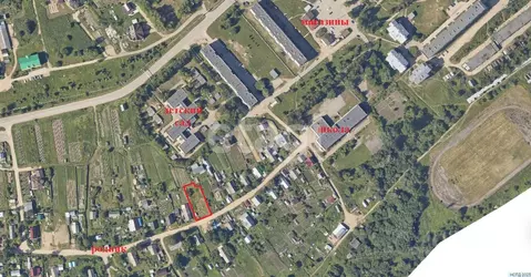 Участок в Вологодская область, Шекснинский муниципальный округ, д. ...