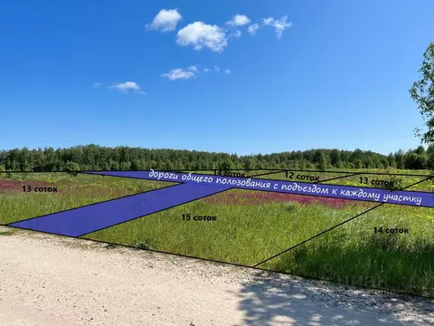 Участок в Владимирская область, Петушинский муниципальный округ, д. ...