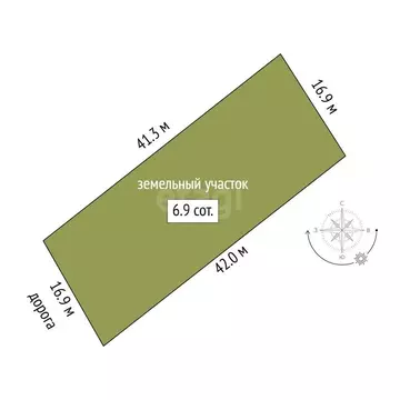 Участок в Тюменская область, Тобольский муниципальный округ, СНТ ...