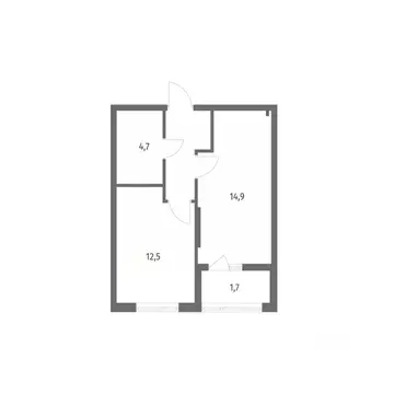 1-к кв. Калининградская область, Калининград пос. Лермонтовский, ул. ...
