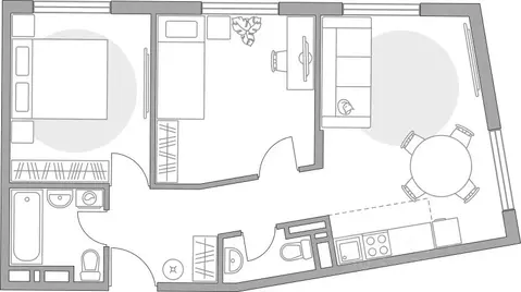 3-к кв. Московская область, Красногорск городской округ, с. ...