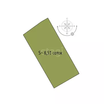 Участок в Колыванский район, деревня Малый Оеш (8.51 м)