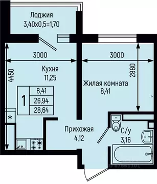 1-к кв. Краснодарский край, Туапсинский муниципальный округ, с. Небуг ...