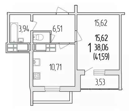 1-к кв. Белгородская область, Белгородский район, Разумное рп, ...