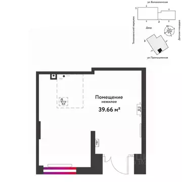 Торговая площадь в Тюменская область, Тюмень ул. Мельникайте, 42к1 (40 ...