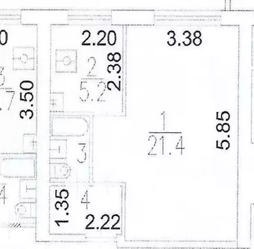 1-к кв. Москва Зеленодольская ул., 32К2 (31.6 м)