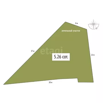 Участок в село Курай, Алтайская улица (526 м)