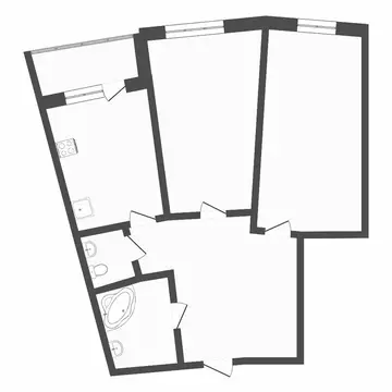 2-комнатная квартира: Тюмень, улица Федюнинского, 7к1 (82.5 м)