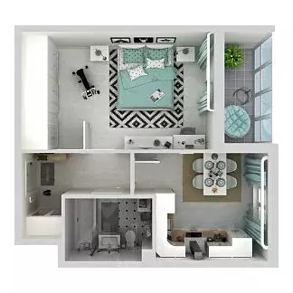 1-к кв. Липецкая область, Липецк Минская ул., 4Вк2 (41.2 м)