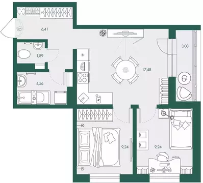 2-к кв. Сахалинская область, Южно-Сахалинск Ново-Александровск п/р, ...