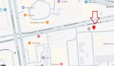 Помещение свободного назначения в Санкт-Петербург Богатырский просп., ...
