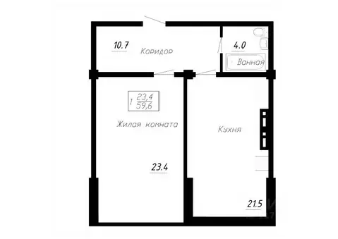 1-к кв. Ставропольский край, Ессентуки  (59.6 м)