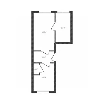2-к кв. Брянская область, Клетня рп ул. Орджоникидзе, 45 (40.1 м)