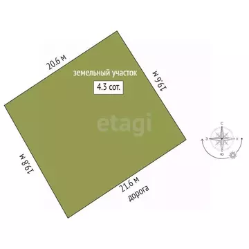 Участок в Ростовская область, Мясниковский район, с. Чалтырь  (4.28 ...