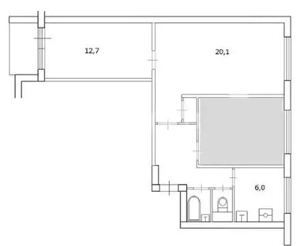 Продается комната в 3-комнатной квартире