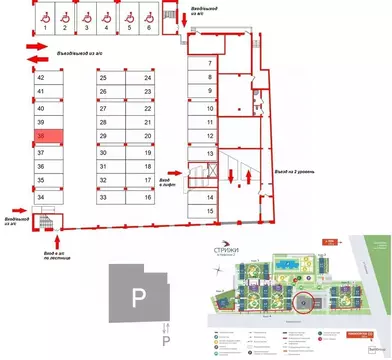 Гараж в Санкт-Петербург Фарфоровская ул., 5к1 (13 м)