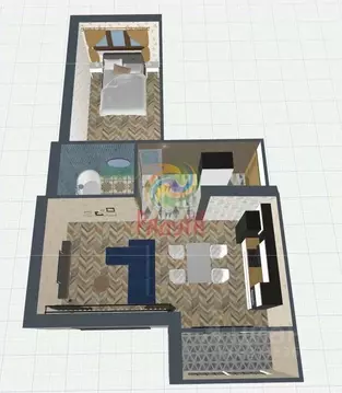 1-к кв. Ивановская область, Иваново пер. Белинского, 6 (58.79 м)