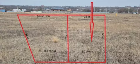 Участок в Ростовская область, Октябрьский район, пос. Персиановский ...