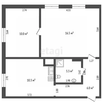 2-к кв. Марий Эл, Йошкар-Ола Якова Эшпая ул., 169 (47.1 м)
