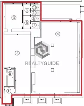 Помещение свободного назначения в Москва Подсосенский пер., 23С2 (212 ...