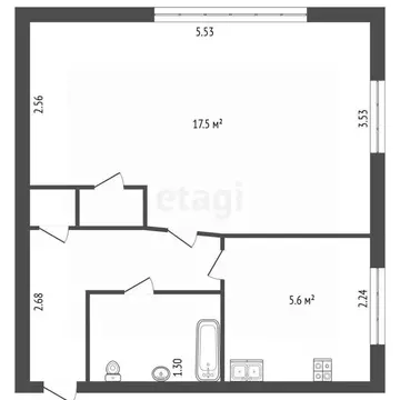 1-к кв. Санкт-Петербург, Санкт-Петербург, Петергоф Блан-Менильская ...