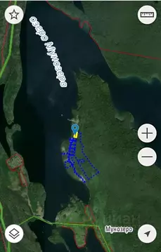 Участок в Карелия, Кондопожский район, Петровское с/пос, д. Мунозеро  ...