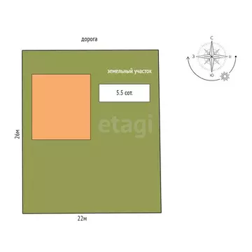Дом в Ольгинское сельское поселение, хутор Махин, Маяковский переулок ...