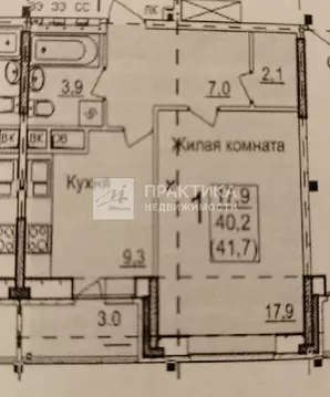 Продается 1-комнатная квартира