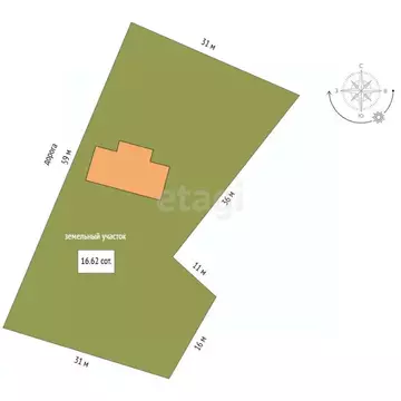 Дом в Вологодская область, д. Ермолово (Рабоче-Крестьянский сельсовет) ...