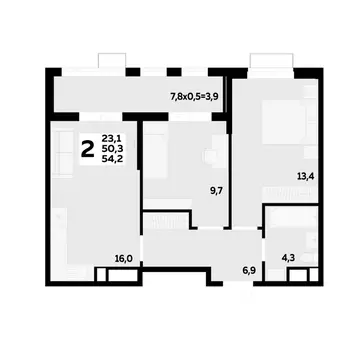 2-к кв. Адыгея, Тахтамукайский район, Старобжегокайское с/пос, Новая ...