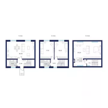 Таунхаус в Ленинградская область, Всеволожский район, Свердловское ...