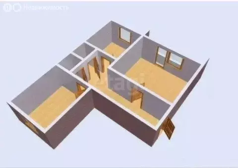 2-комнатная квартира: Тольятти, улица Мурысева, 76А (69.2 м)