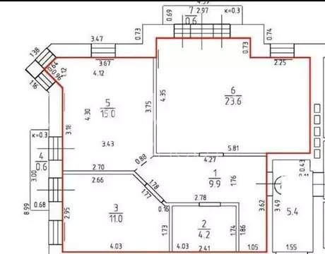 2-комнатная квартира: Зеленоградск, Приморская улица, 4 (63.7 м)