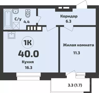 1-к кв. Новосибирская область, Новосибирский район, Станционный ...