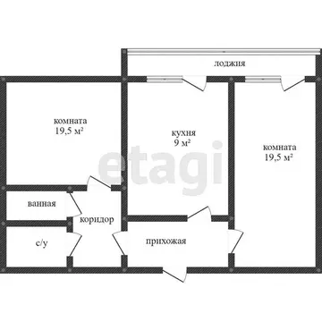 2-комнатная квартира: Златоуст, улица Свердлова, 17 (47 м)