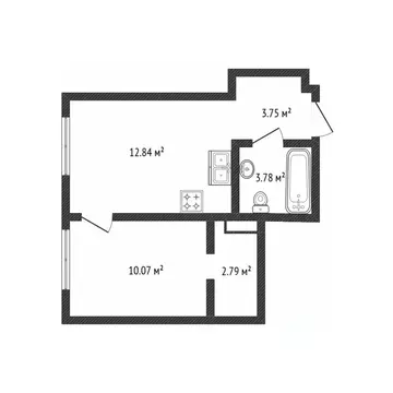 1-к кв. Ленинградская область, Мурино Всеволожский район, просп. ...