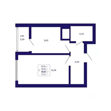 1-к кв. Башкортостан, Уфа Затон-Восточный жилрайон, Паруса жилой ...